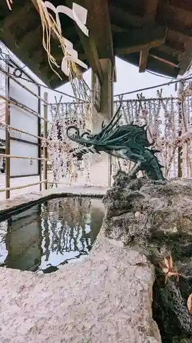 菊田神社の手水舎