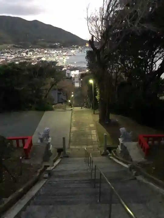 織幡神社の景色