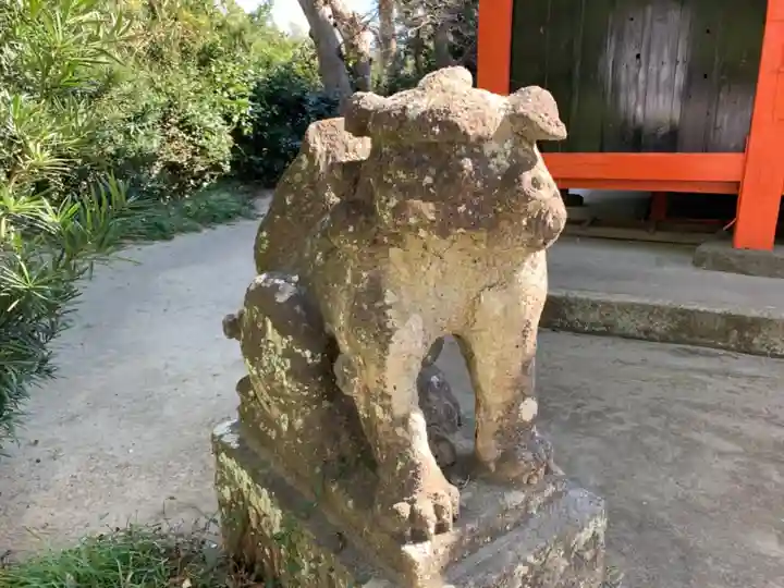 浅間神社の狛犬