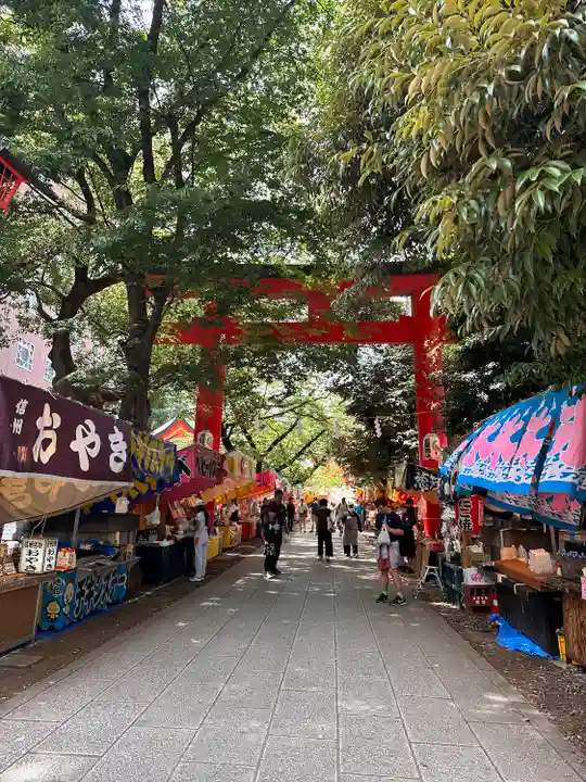 花園神社のお祭り