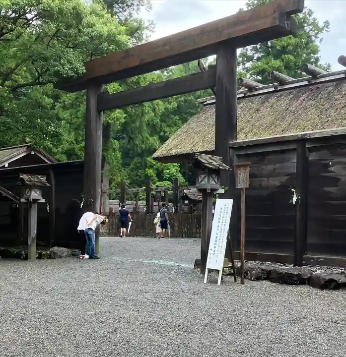 伊勢神宮外宮(豊受大神宮)の鳥居
