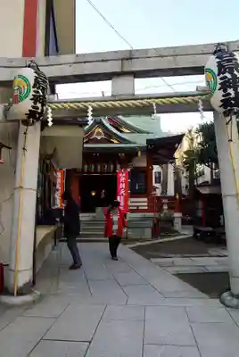 吉原神社の鳥居
