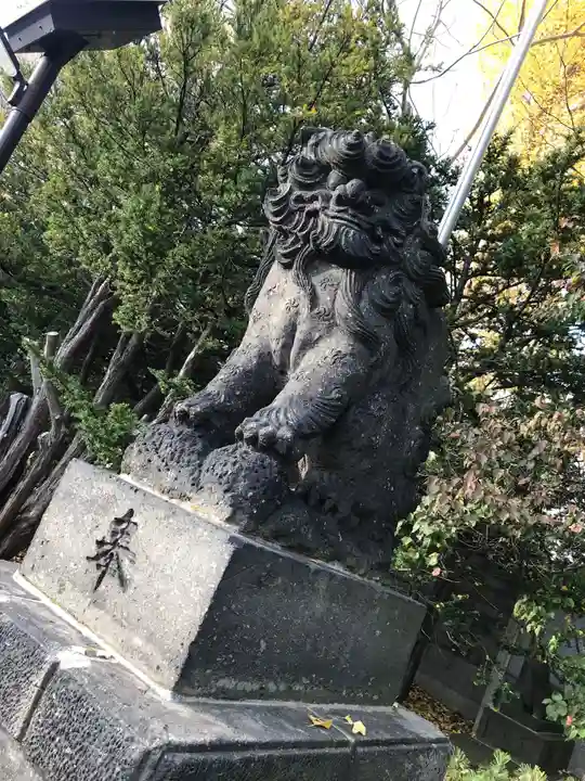 篠路神社の狛犬