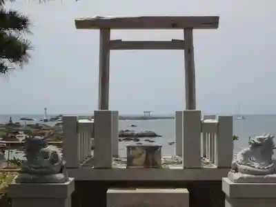 龍神宮遙拝所の鳥居