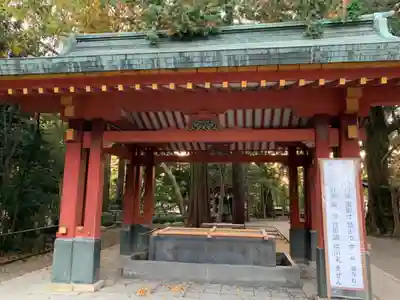 武蔵一宮氷川神社の手水舎