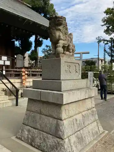 所澤神明社の狛犬