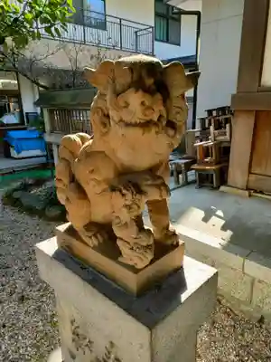 萱津神社の狛犬