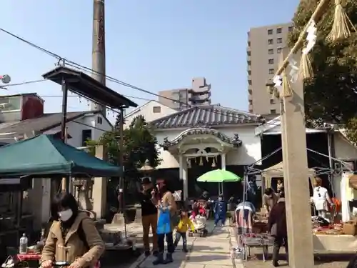 中道八阪神社のお祭り