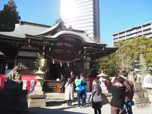 落合白山神社の本殿・本堂