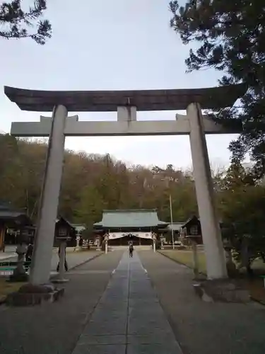 山梨縣護國神社の鳥居