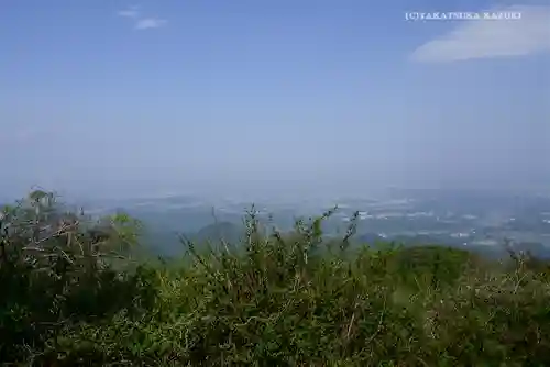 大山阿夫利神社本社の景色