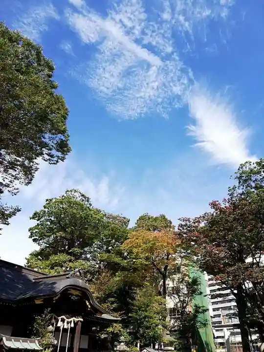 安積國造神社の景色