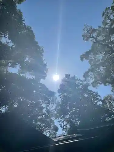 伊勢神明社の自然