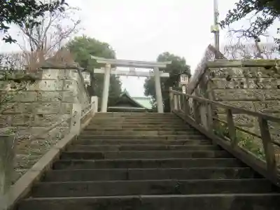 西向天神社の鳥居