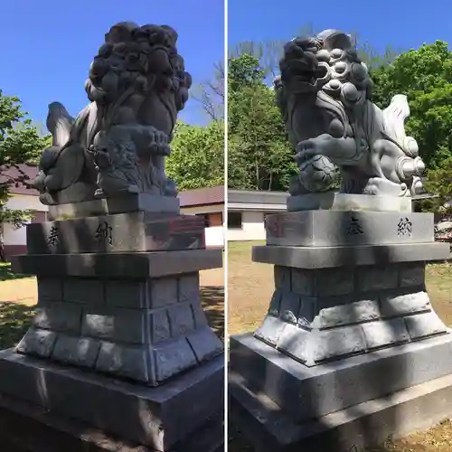 余市神社の狛犬