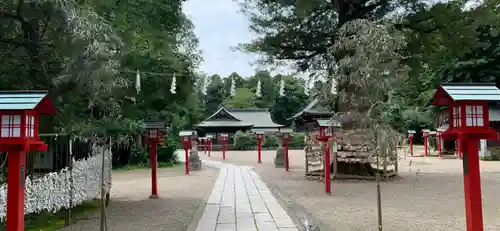 鷲宮神社の庭園