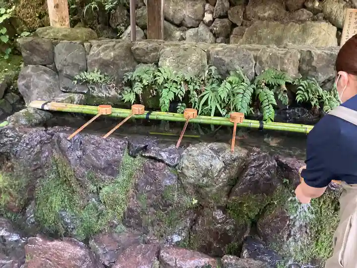 貴船神社の手水舎