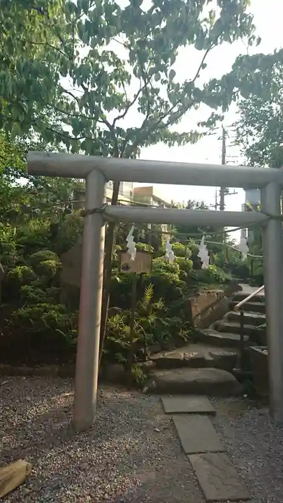 鎮守氷川神社の鳥居