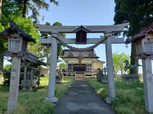 吉住熊野神社の鳥居