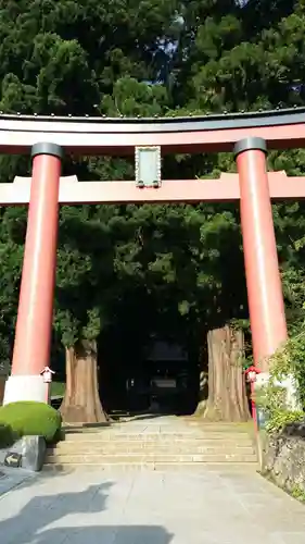 河口浅間神社の鳥居