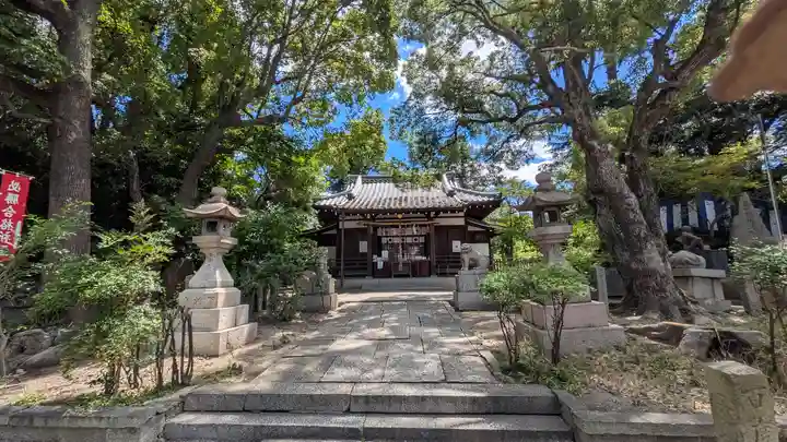 安居神社の本殿・本堂