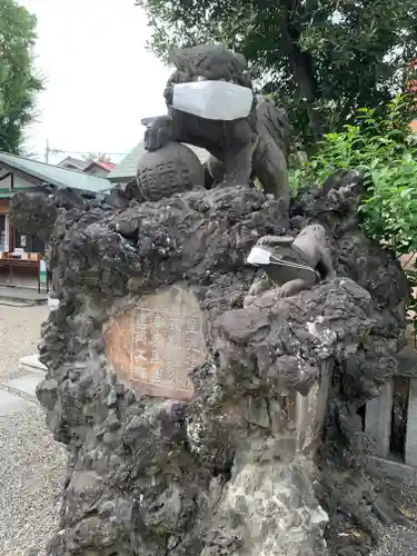 お三の宮日枝神社の狛犬