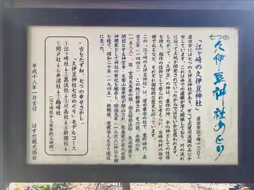 久伊豆神社の歴史