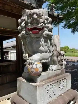 大針神社の狛犬