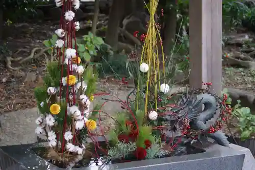 東海市熊野神社の手水舎