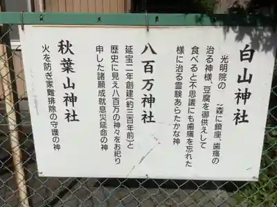 白山神社（中郷）の歴史