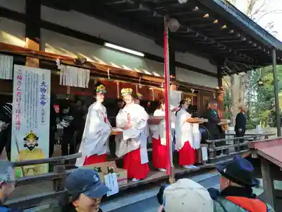村屋坐弥冨都比売神社のお祭り