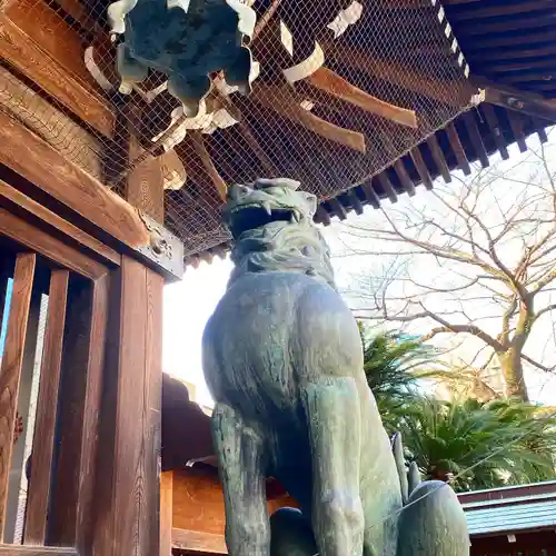 櫛田神社の狛犬