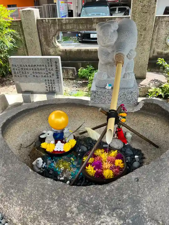 三輪神社の手水舎