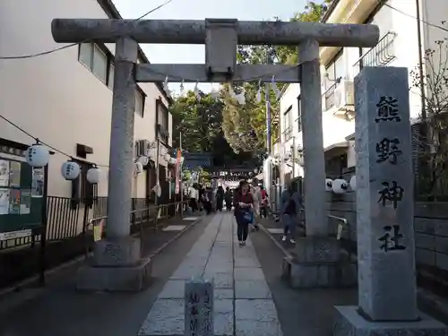 川越熊野神社の鳥居