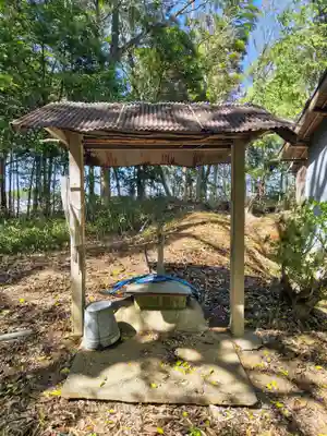 宇氣比神社の手水舎