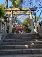 笠䅣稲荷神社の鳥居