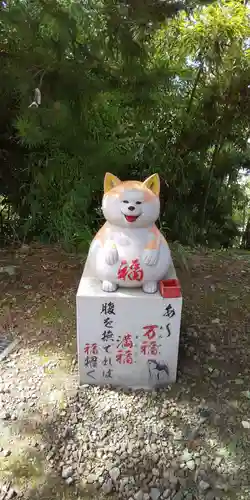 鹿角八坂神社の狛犬