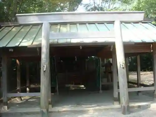 河邊七種神社の鳥居