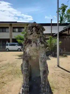 押部谷住吉神社の狛犬