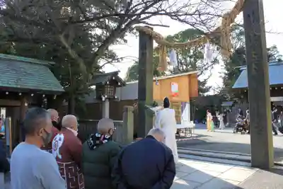 伊勢山皇大神宮の鳥居