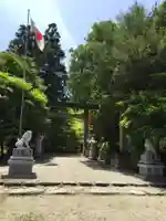 川上山若宮八幡宮の鳥居