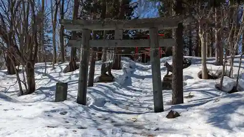 豊富温泉稲荷神社の鳥居