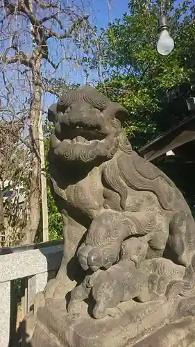 牛天神北野神社の狛犬