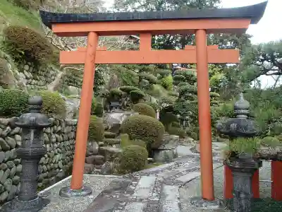 熊野荒坂津神社の鳥居