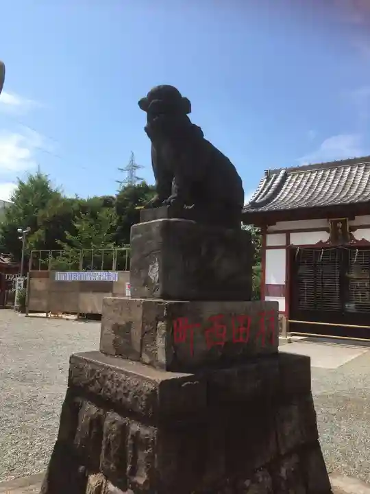 羽田神社の狛犬