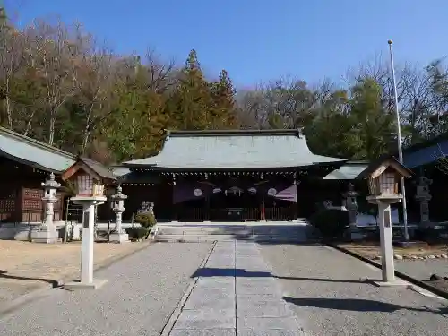 山梨縣護國神社の本殿