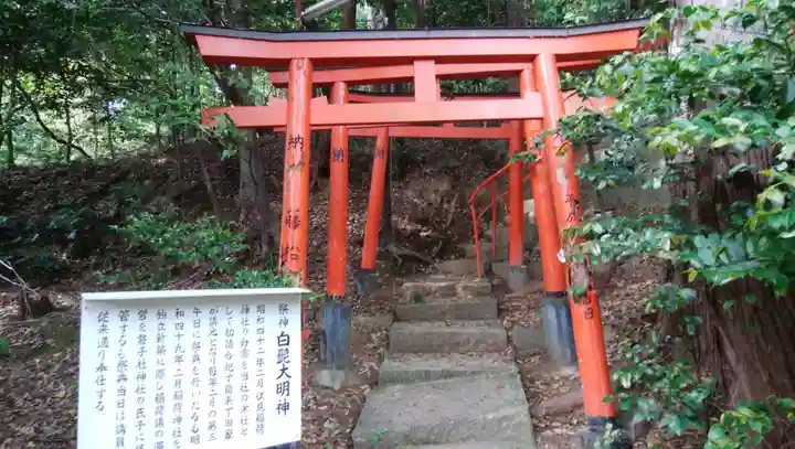 磐手杜神社の鳥居