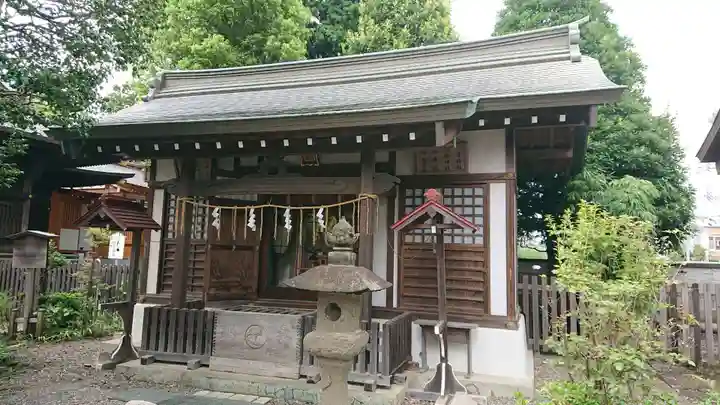 阿豆佐味天神社 立川水天宮の末社・摂社