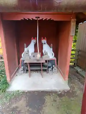 烏子稲荷神社の狛犬