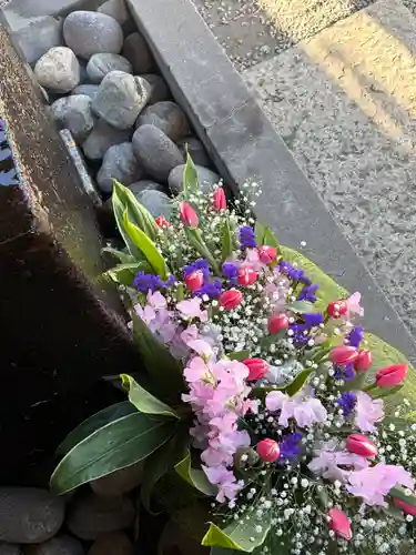 上尾御嶽神社の手水舎